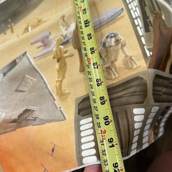 VINTAGE 1977 Star Wars WALL PAPER 4 Panels ~ 53 Square FT - Picture 5 of 16